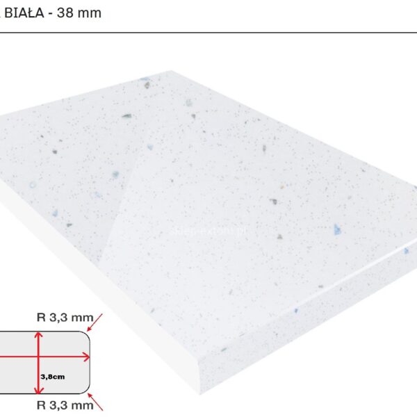 .38-as Sziget Munkalap White Andromeda K217 GG Magasfényű