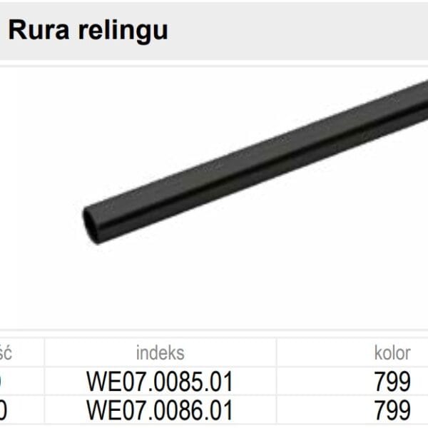 WE07.0085.01.799  60CM-ES FÉM RÚD