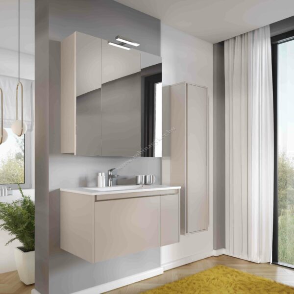 ..CIELOS 80-as ART. 2301_95 + 2351 + 261EL_95 + SATURN LED + 2320_95 kpl.Fürdőszoba bútor