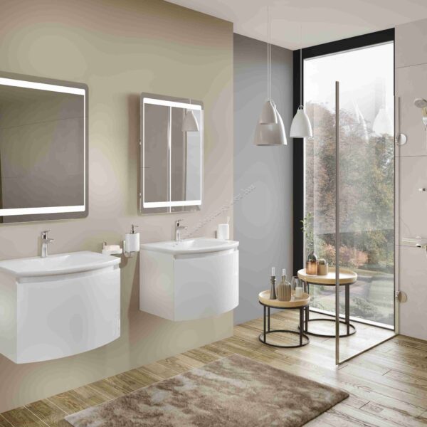 .SOLES 2x60-as ART. 2400-F00(2db) + 2450(2db) + SPR101(2db) kpl.Fürdőszoba bútor