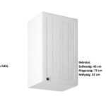 PROWANSJA FELSŐ KONYHABÚTOR ELEM G45L-konyhabútor