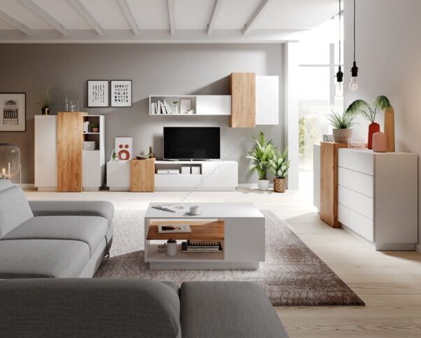 .3D BI/DCZ. Nappali szekrénysor összeállítás Bútor