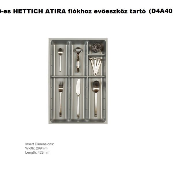 40-es Evőeszköztartó Hettich Atira-bútor