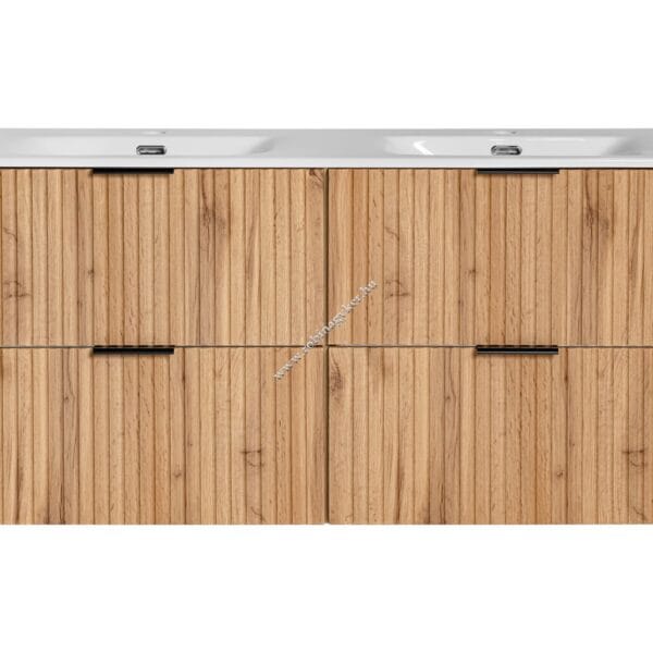 ADEL OAK 120-as Mosdós szekrény Fürdőszoba bútor. Mosdóval