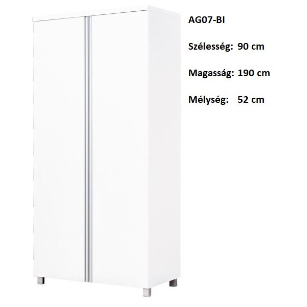 AGA AG07-BI   2ajtós akasztós szekrény-bútor
