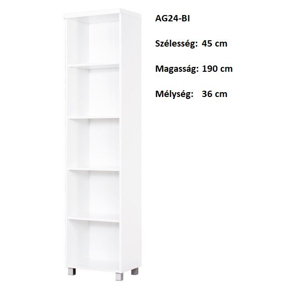 AGA AG24-BI   Polcos szekrény-bútor