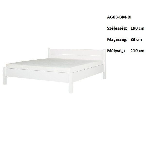AGA AG83-BM-BI Franciaágy-bútor