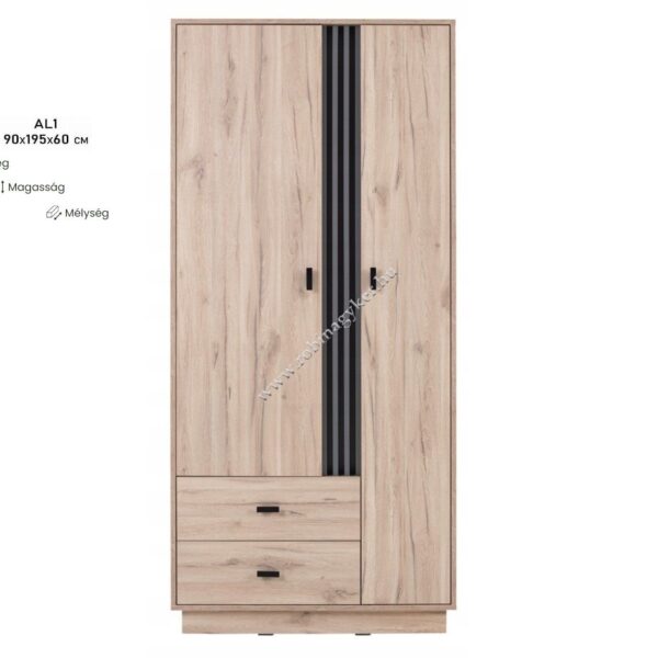 ALLMO SYSTEM AL1 -GARDRÓB SZEKRÉNY ELEM- Bútor