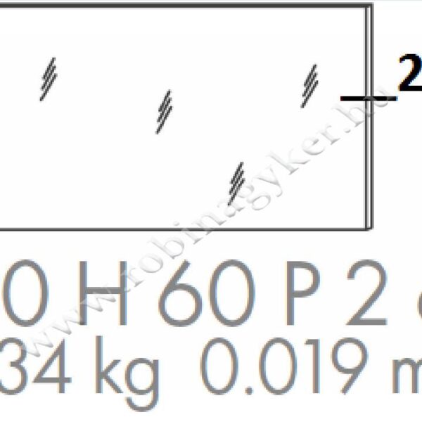 TÜKÖR 211/EL 100x60-as Tükör Fürdőszoba bútor