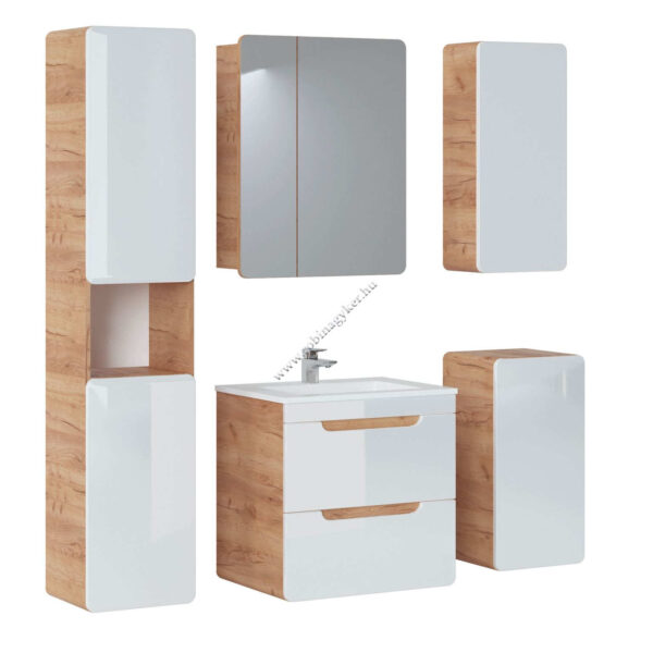 .ARUBA 60-as Fürdőszoba bútor kpl. mosdóval-Bútor