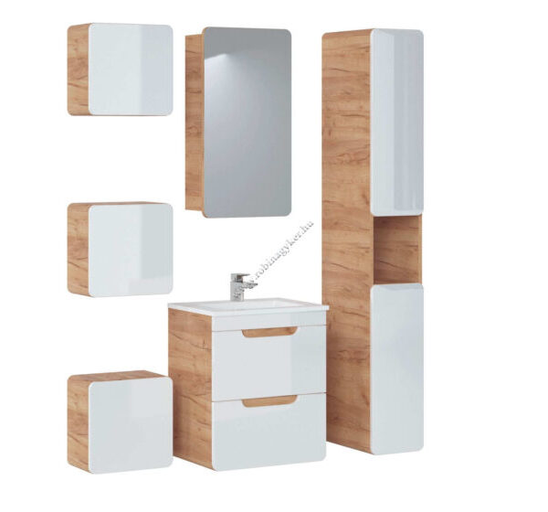 .ARUBA 50-es Fürdőszoba bútor kpl. mosdóval-Bútor