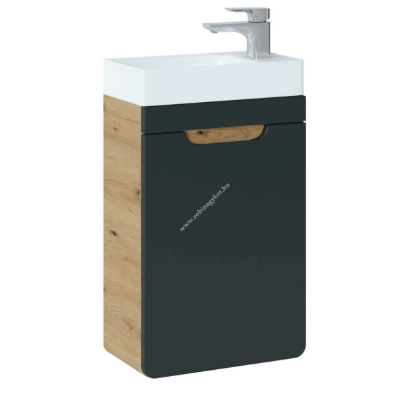 ARUBA Mosdós 40-es COSMOS szekrény(826)+40-es Kerámia Mosdó (UM8090D) Fürdőszoba bútor -Bútor