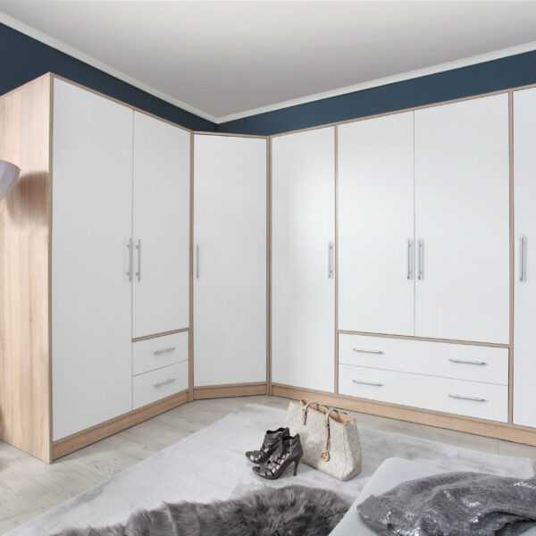 .SMART SONOMA/BIALY GARDRÓB ÖSSZEÁLLÍTÁS 2.-Bútor