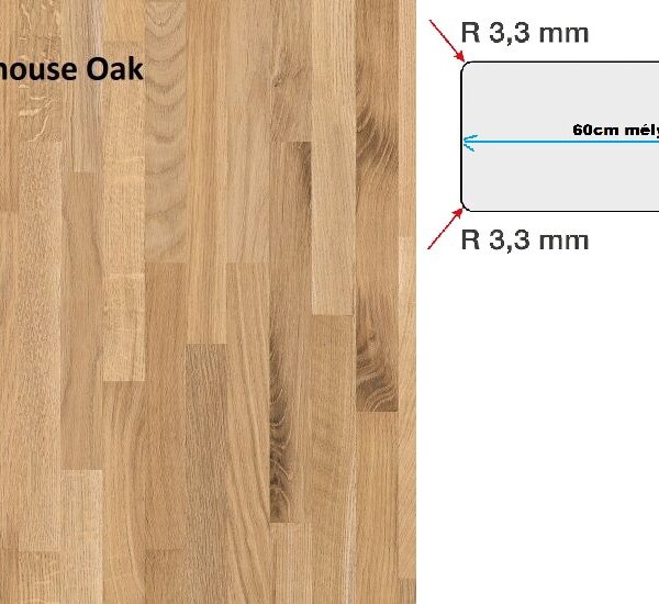 38-as Munkalap Light Porterhouse Oak K 91  FP Matt