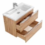 CAPRI OAK 80-as Mosdós szekrény(821)*mosdóval(UM8070-80)-Bútor