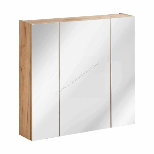 CAPRI WHITE 80-as Tükrös szekrény(843)*LED nélkül -Bútor