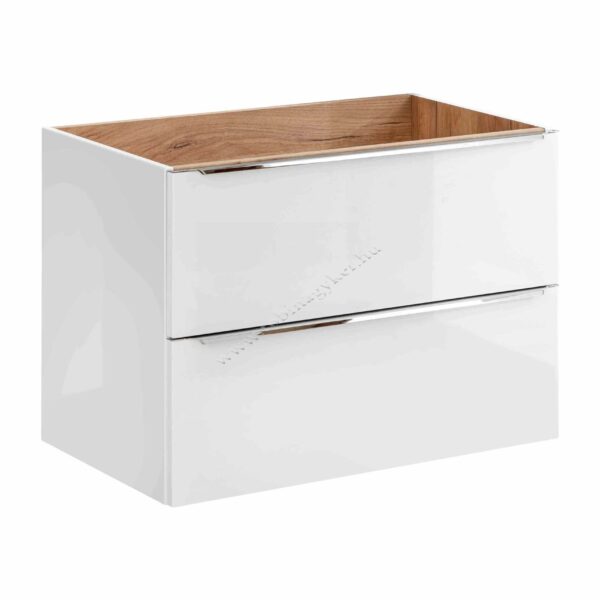 CAPRI WHITE 80-as Mosdós szekrény(821)*mosdó nélkül -Bútor