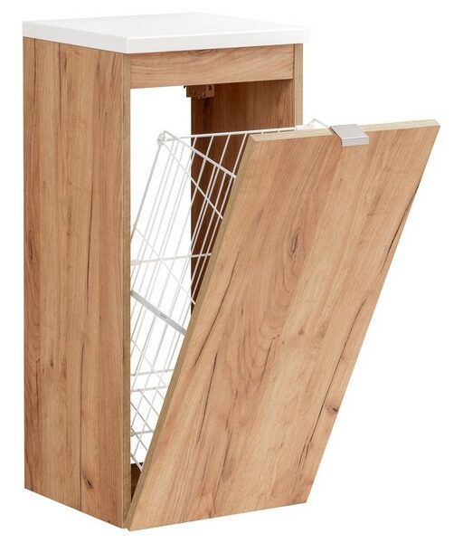 CAPRI OAK Alsó szennyes kosaras szekrény(811)-Bútor