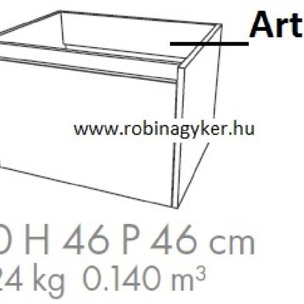 .CIELOS 60-as ART. 2300-...+ 2350 Mosdós szekrény Fürdőszoba bútor