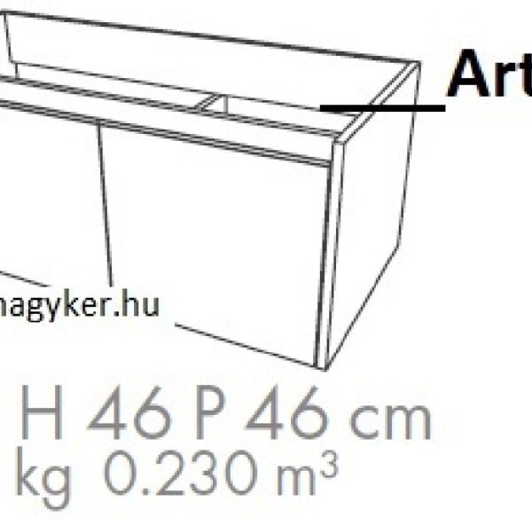 .CIELOS 100-as ART. 2302-...+ 2352 Mosdós szekrény Fürdőszoba bútor