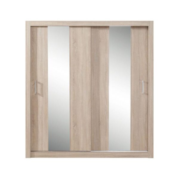 DUCA II. 200CM TOLÓAJTÓS TÜKRÖS GARDRÓB-BÚTOR