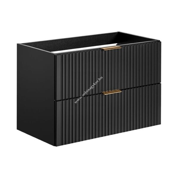 ADEL BLACK 82-80 Mosdós szekrény Fürdőszoba bútor