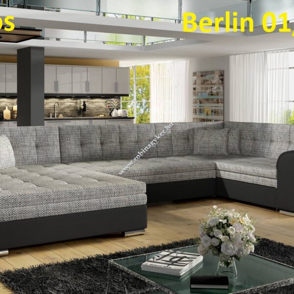 ,..DAMARIO HULLÁM RUGÓS -ÁGYAZHATÓ U ALAKÚ SAROKGARNITÚRA BÚTOR