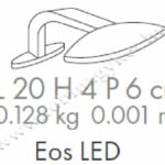 EOS LED LÁMPA Fürdőszoba bútor