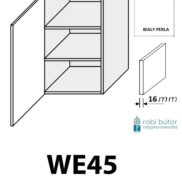 ESSEN TREND 1-ajtós FELSŐ szekrény 45 cm (WE/45)_konyhabútor
