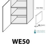 ESSEN TREND 1-ajtós FELSŐ szekrény 50 cm  (WE/50)_konyhabútor