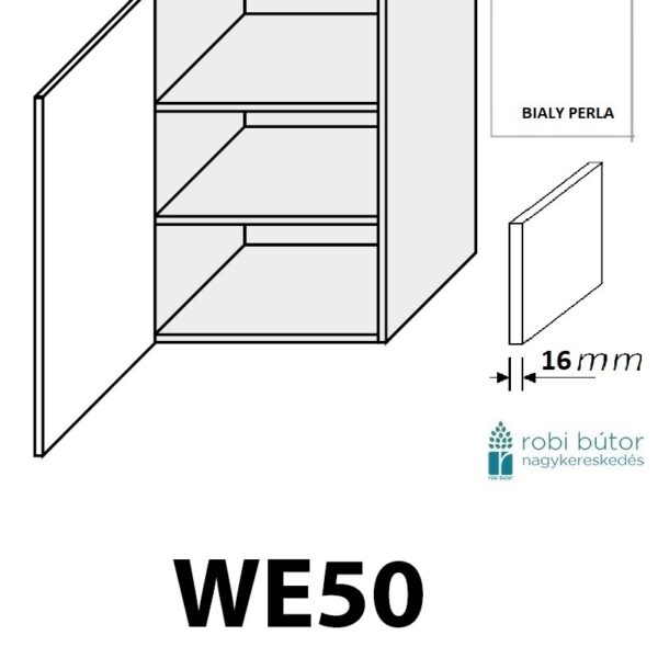 ESSEN TREND 1-ajtós FELSŐ szekrény 50 cm  (WE/50)_konyhabútor