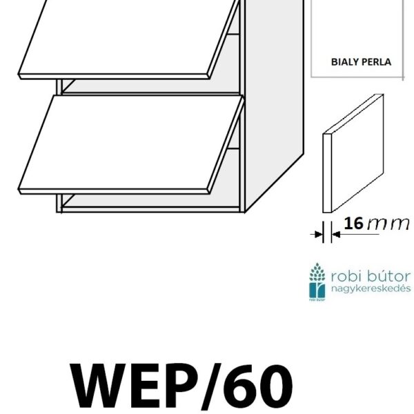 ESSEN TREND 2 TELI ajtós FELSŐ szekrény 60 cm (WEP/60)_konyhabútor