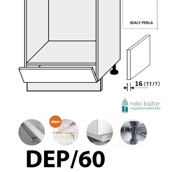 ESSEN TREND (DEP/60) TŰZHELYBEÉPÍTŐ SZEKRÉNY 60 cm_konyhabútor