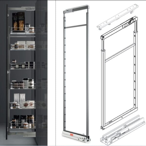 60-as KAMRA Cargo MAGAS kosár FOREST(D14DL60)