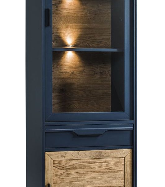 GRANADA GRA.031.05. Vitrines szekrény tömörfa bútor -BÚTOR