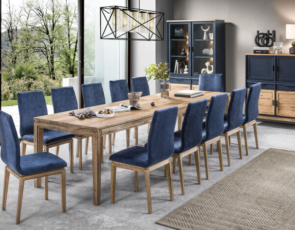 .GRANADA tömörfa étkező bútor összeállítás-BÚTOR