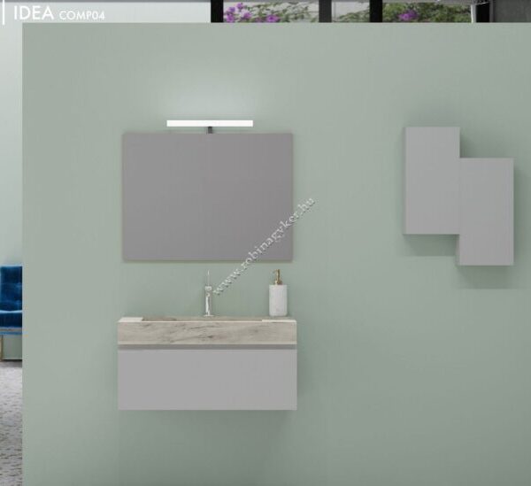 .IDEA 80-as COMP04 Összeállítás-Fürdőszoba bútor