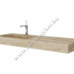 IDEA 2623/26 HPL BALOS mosdó 120 cm - miele Fürdőszoba bútor
