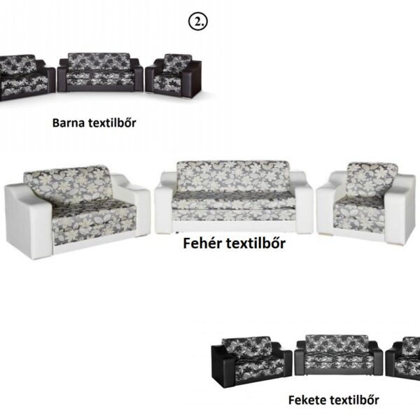 IZABELL 3-as  ÁGYAZHATÓ KANAPÉ - BÚTOR