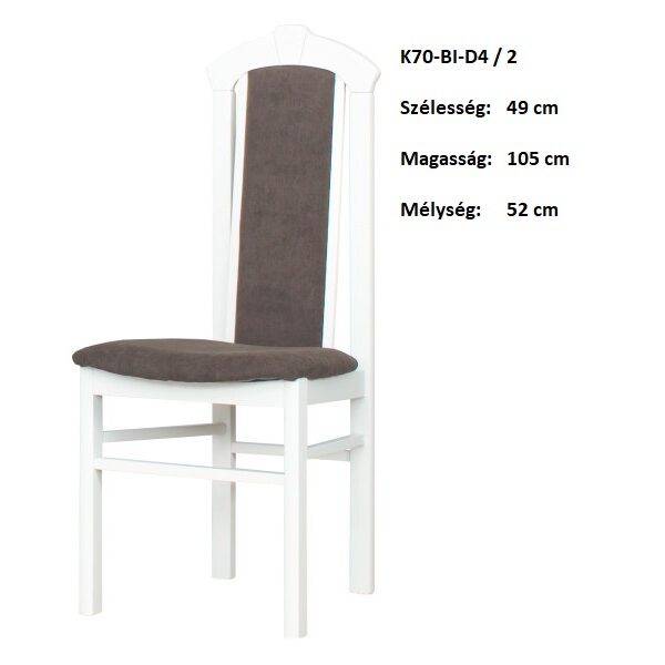 K70-BI-D4/2  Étkező Szék -BÚTOR