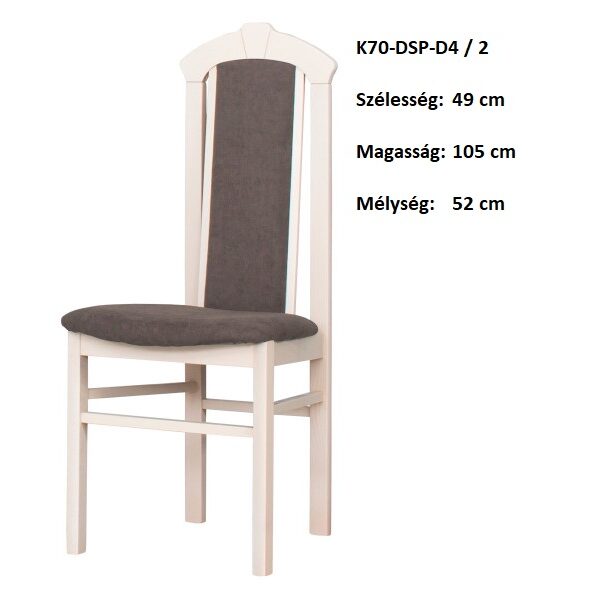 K70-DSP-D4/2  Étkező Szék -BÚTOR