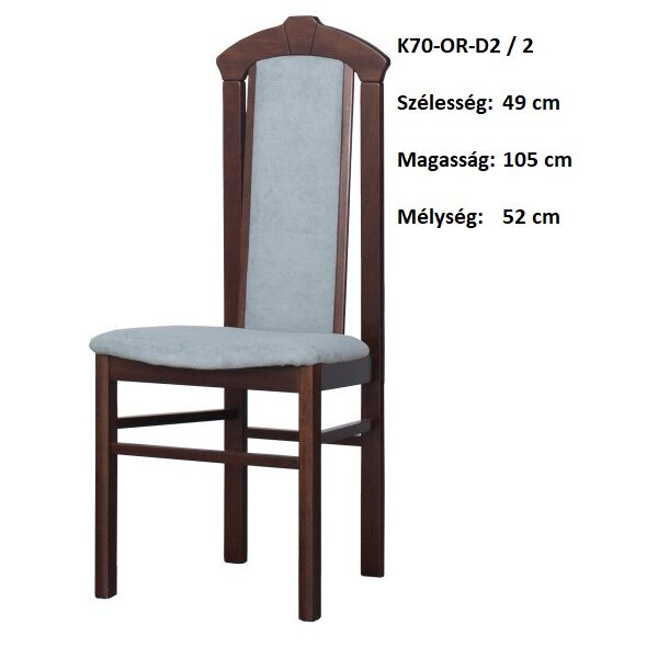 K70-OR-D2/2  Étkező Szék -BÚTOR