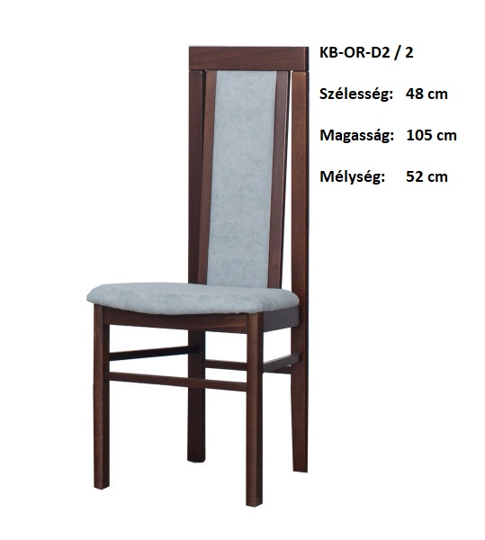 KB-OR-D2/2  Étkező Szék -BÚTOR