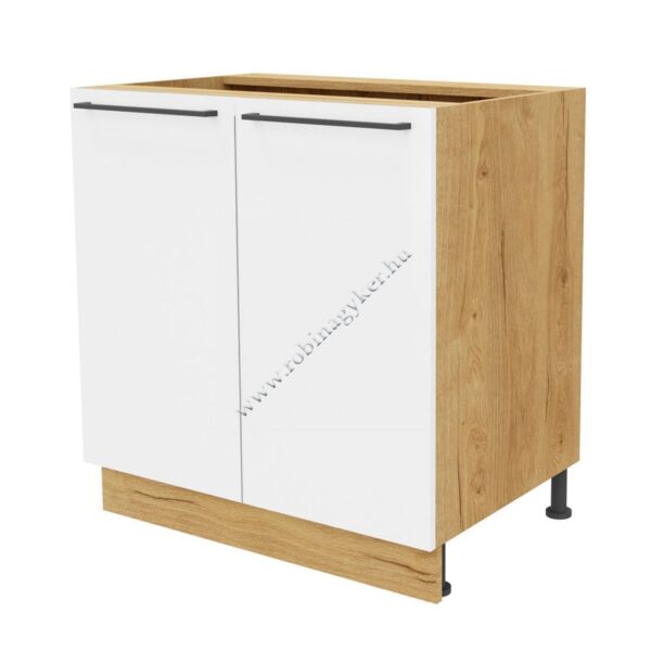 KAMPARA KKA80D-BI/L/DSC 80-cm-es 2 AJTÓS alsó KONYHABÚTOR ELEM -konyhabútor