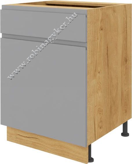 KAMPARA KKA60DSFP-SZ/L/DSC FIÓKOS, JOBBOS 60-cm-es alsó KONYHABÚTOR ELEM -konyhabútor