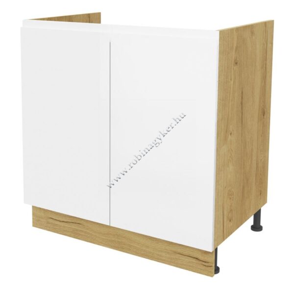 KAMPARA KKA80DZ-BI/L/DSC 2 AJTÓS, 80 cm-es MOSOGATÓ BEÉPÍTŐ KONYHABÚTOR ELEM -konyhabútor