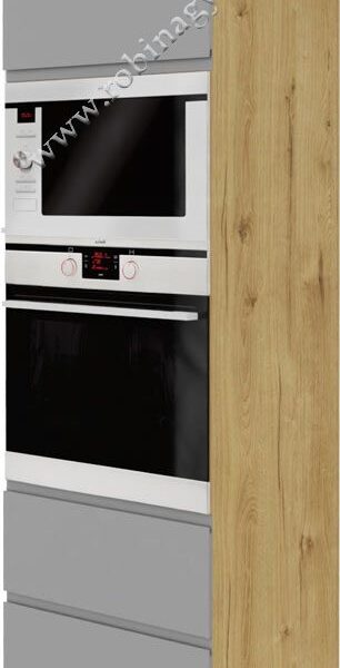 KAMPARA KKAZPM-SZ/L/DSC magas tűzhelykeret, mikróbeépítő hellyel KONYHABÚTOR ELEM -konyhabútor