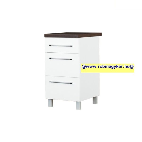 LOARA FEHÉR MAGASFÉNYŰ KL40DS-BI _KONYHABÚTOR