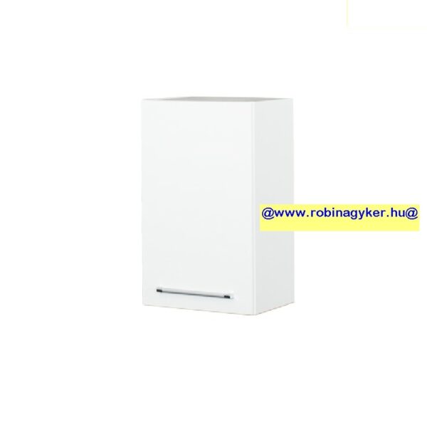 LOARA FEHÉR MAGASFÉNYŰ KL40GP Jobbos-BI _KONYHABÚTOR