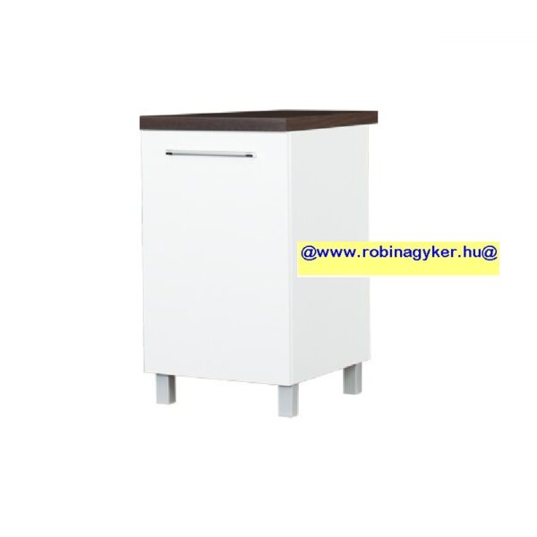 LOARA FEHÉR MAGASFÉNYŰ KL45DL Balos-BI _KONYHABÚTOR